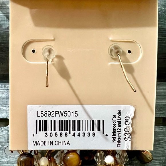 Lauren Ralph Lauren Women’s Textured Metal Hoop Earrings - Picture 9 of 13